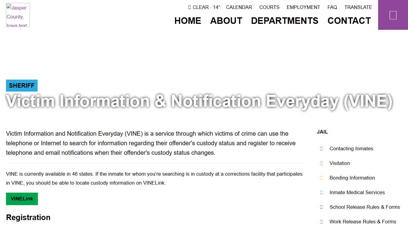 Victim Information & Notification Everyday - Jasper County